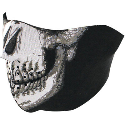 Mascara De Neopreno Neoprene Half Face Mask Skull Face