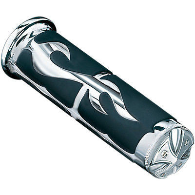 Pareja De Puños Manillar Para Harley-Davidson Kuryakyn ISO Flame