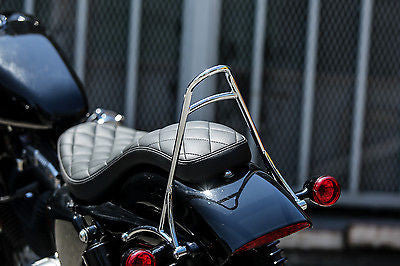 Back For Harley-Davidson ® Sportster ® Burly Chrome Short Sissy Bar