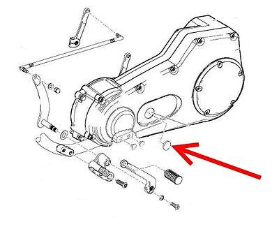 Tapon Cromado Agujero Primaria Harley-Davidson® 90357-89 Primary Hole Plug