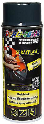 Spray Pintura Vinilo Liquido Negro Brillo Dupli-Color Sprayplast Strip Paint