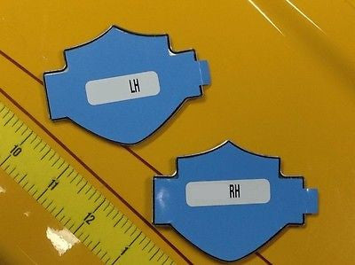 Pareja Emblemas Deposito Harley-Davidson Bar & Shield Fuel Tank Medallion Kit