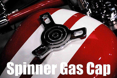 Tapon deposito gas spinner chrome for Harley-Davidson®vented gas cap