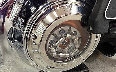 Clutch cover for Harley-Davidson® '07 -Up Barnett Clear Derby Cover Black