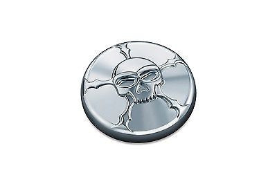Tank Cap For Harley-Davidson® Kuryakyn Chrome Zombie Gas Cap 