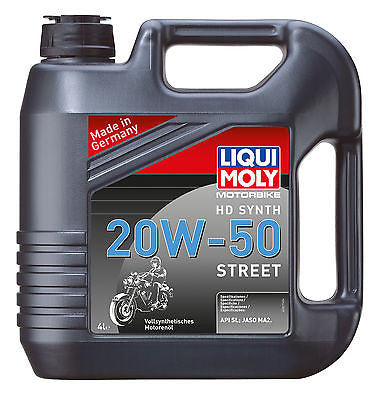 Synthetische olie voor Harley-Davidson® 20W50 Liqui-Moly Synth HD 4L