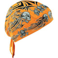 Pañuelo Para La Cabeza Bandana Flydanna Orange Tribal Skull
