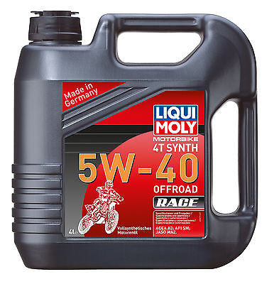 Aceite Sintetico Alto Rendimiento Offroad Race 5W40 Liqui-Moly 4T Synth 4L