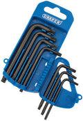 Draper Tx-Star® 7 Piece Security Torx Key Set Tamper-Evident Key Set
