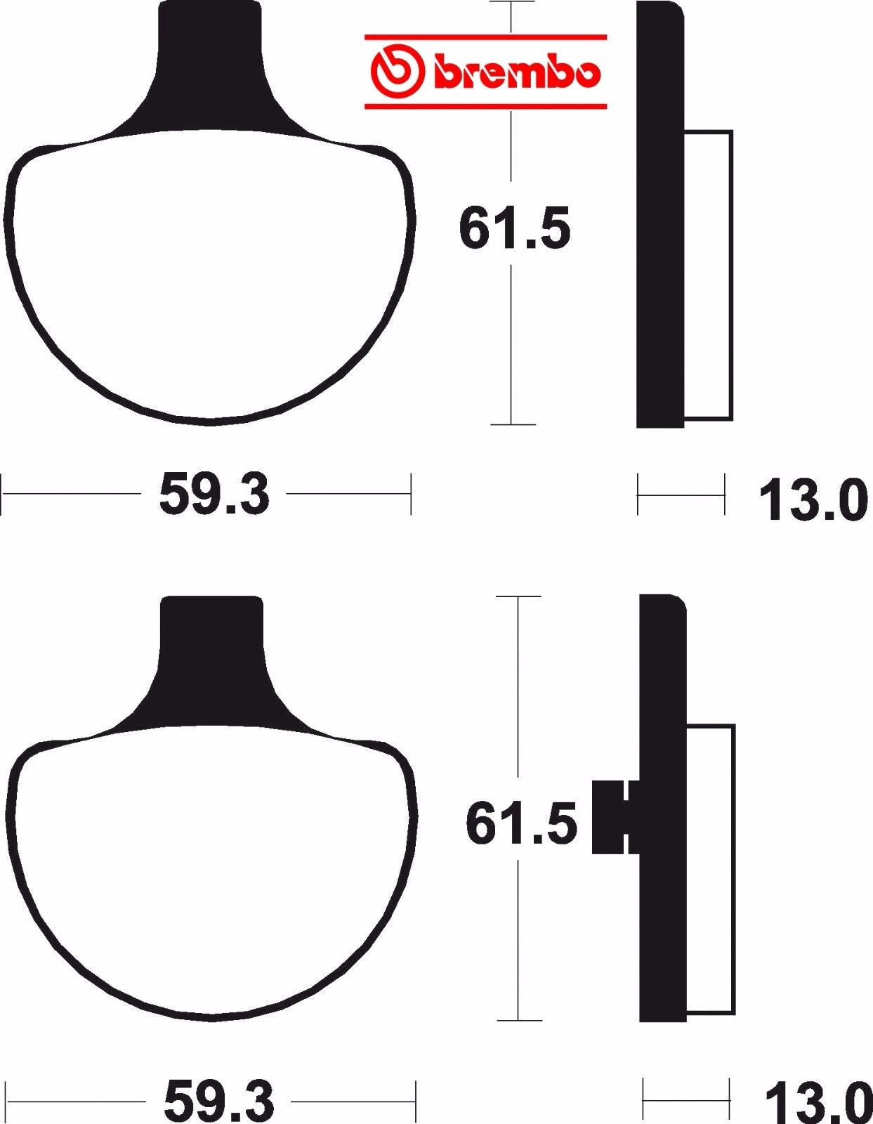 Front Brake Pads for Harley-Davidson® '84-'99 