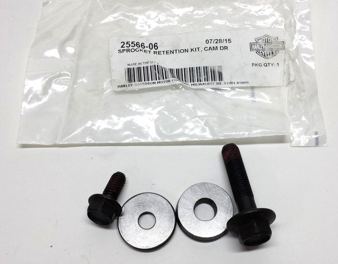 Kit Tornillos Arbol Levas Harley-Davidson 25566-06 Cam Drive Gear Retention Kit