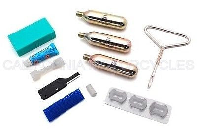 Kit Reparacion Pinchazos Moto Incluye Cartuchos De Aire