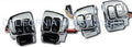 Complete Chrome Handlebar Switch Kit for Harley-Davidson®