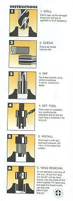 7/16" X 14 UNC Helicoil Type Thread Repair Kit
