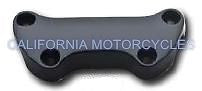 Standard Smooth Black Handlebar Clamp for Harley-Davidson®