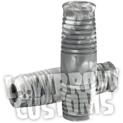 Puños Cole Foster Para Harley-Davidson® 1" Lowbrow Antique Grey Marble Grips