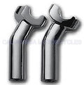 Torres De Aluminio Forjado 11,4 Cm (4") Con Retroceso Cromadas Para Harley®