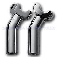 Torres De Aluminio Forjado 11,4 Cm (4") Con Retroceso Cromadas Para Harley®