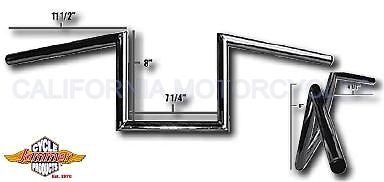 MANILLAR JAMMER "Z" BARS-8" ANCHO STYLE PARA HARLEY-DAVIDSON®