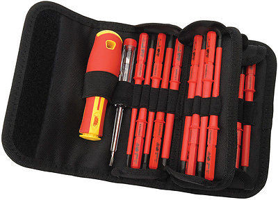 Professional VDE Insulated Screwdriver Set with Interchangeable Blade