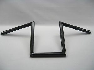 Manillar Z Bar Para Harley-Davidson® Black 10" Rise Wide Style Chopper Z Bars