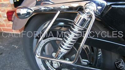 Chrome Saddlebag Brackets for Harley Davidson Sportster 2004-2022
