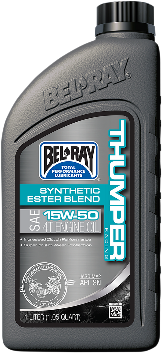 Aceite Motor 15W-50 Bel-Ray Thumper Racing Synthetic Ester Blend 4T Engine Oil
