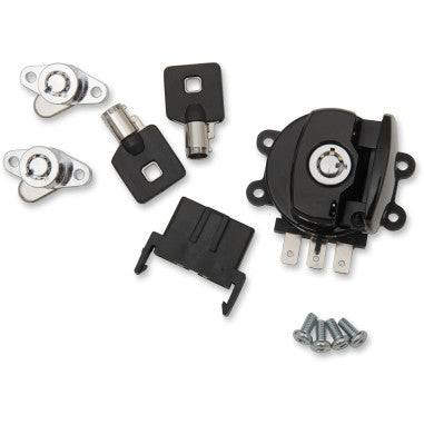 SIDE HINGE IGNITION SWITCH AND SADDLEBAG LOCK KITS FOR HARLEY-DAVIDSON 71313-96A 71452-91A 53710-93