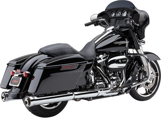 COBRA NH SERIES MUFFLERS FOR HARLEY-DAVIDSON 2017 - 2019 Chrome NH Series Slip-On Mufflers