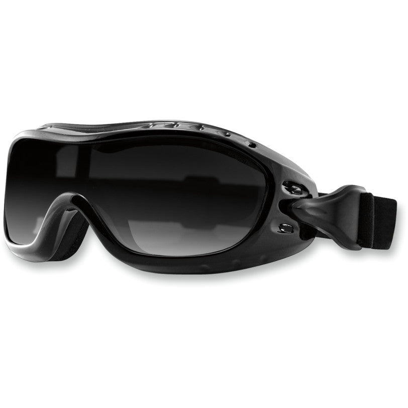 Bikerbrille zum Überziehen mit Korrekturbrille und getönten Gläsern
