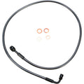 E-Z ALIGN DOT BRAIDED SINGLE DISC NON-ABS FRONT BRAKE LINES FOR HARLEY-DAVIDSON