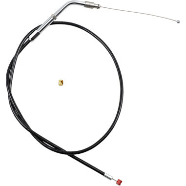 BLACK VINYL THROTTLE AND IDLE CABLES FOR HARLEY-DAVIDSON