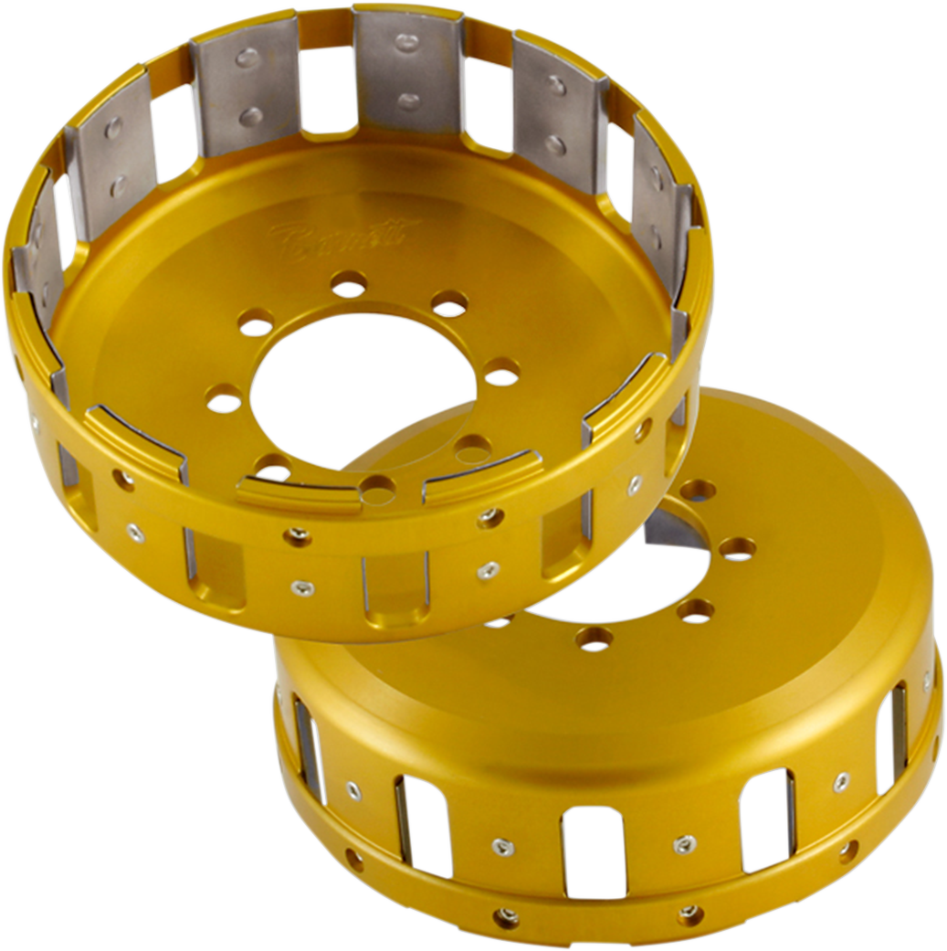 BARNETT BILLET CLUTCH BASKETS, PRESSURE PLATES AND SPRING KITS CLUTCH BASKET DUCATI GOLD