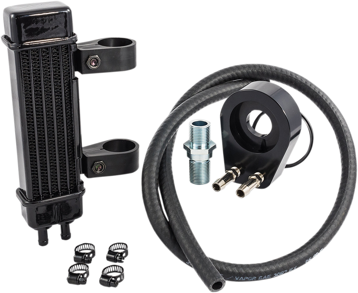 JAGG OIL COOLERS VERTICAL FRAME-MOUNT OIL COOLER KITS OIL COOLER SYS SLIMLINE
