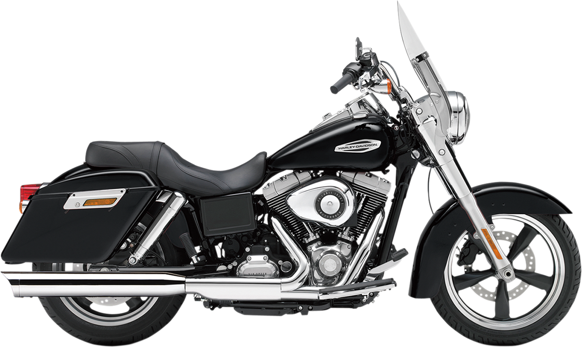 COBRA 4" SLASHDOWN SLIP-ON MUFFLER FOR HARLEY-DAVIDSON 2012 - 2016 Chrome 4" Slip-On Muffler