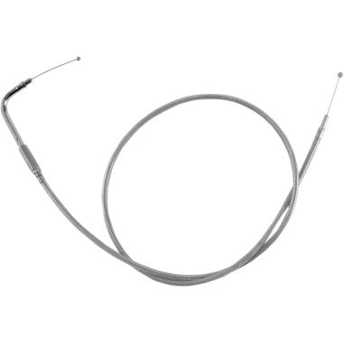 BRAIDED AND BLACK VINYL THROTTLE AND IDLE CABLES FOR HARLEY-DAVIDSON