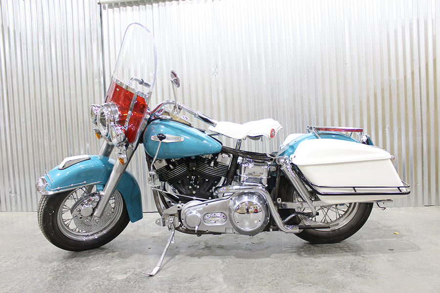 Echtes Doppelauspuff-Sammelsystem für Harley-Davidson Shovelhead 1970-1984