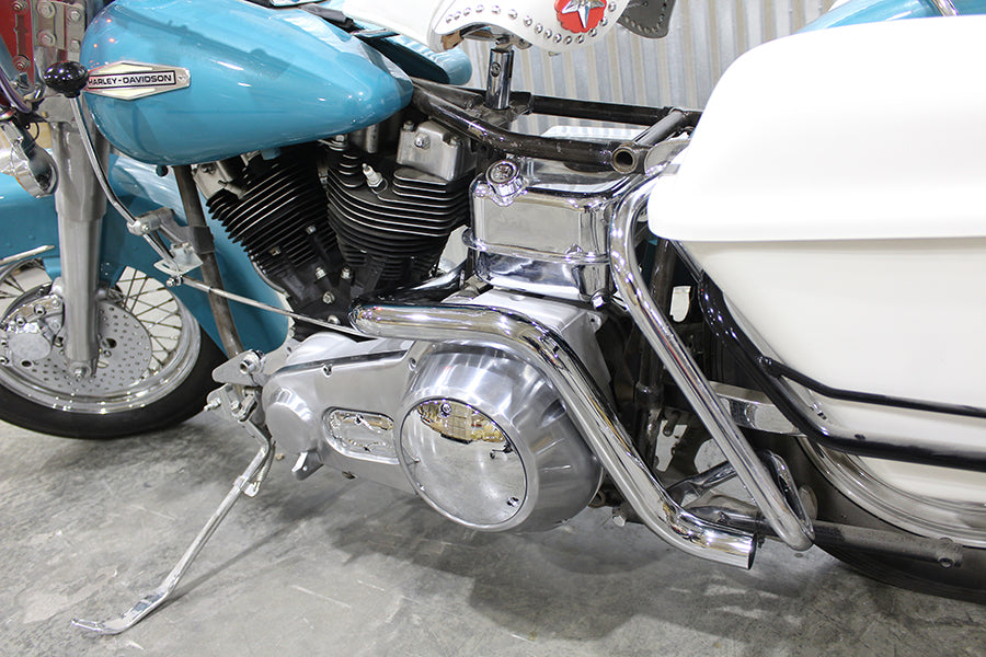 Echt dubbel uitlaatbochtsysteem voor Harley-Davidson Shovelhead 1970-1984