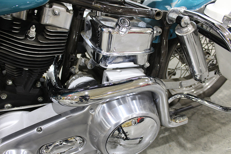 Echt dubbel uitlaatbochtsysteem voor Harley-Davidson Shovelhead 1970-1984