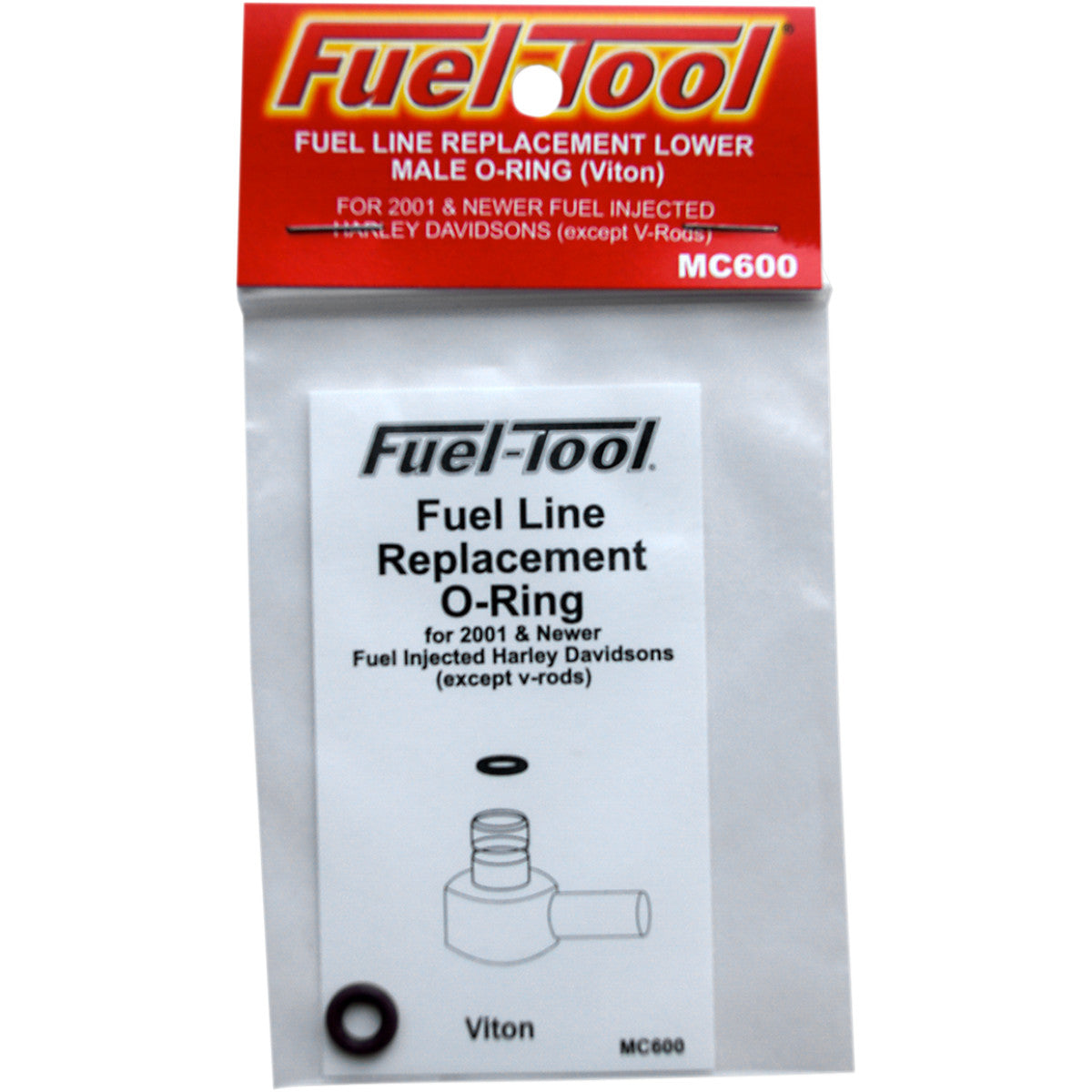 Fuel Tool MC600 O-Ring Fuel Line Male End For Harley-Davidson