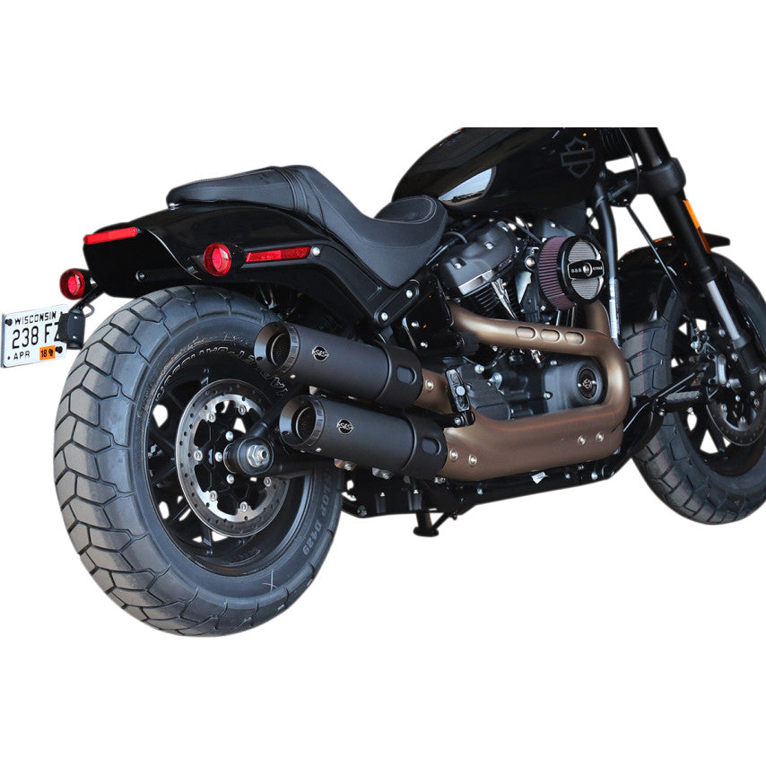 Exhaust For Harley-Davidson Fat Bob 2018-Up S&amp;S Grand National Slip-Ons Exhaust