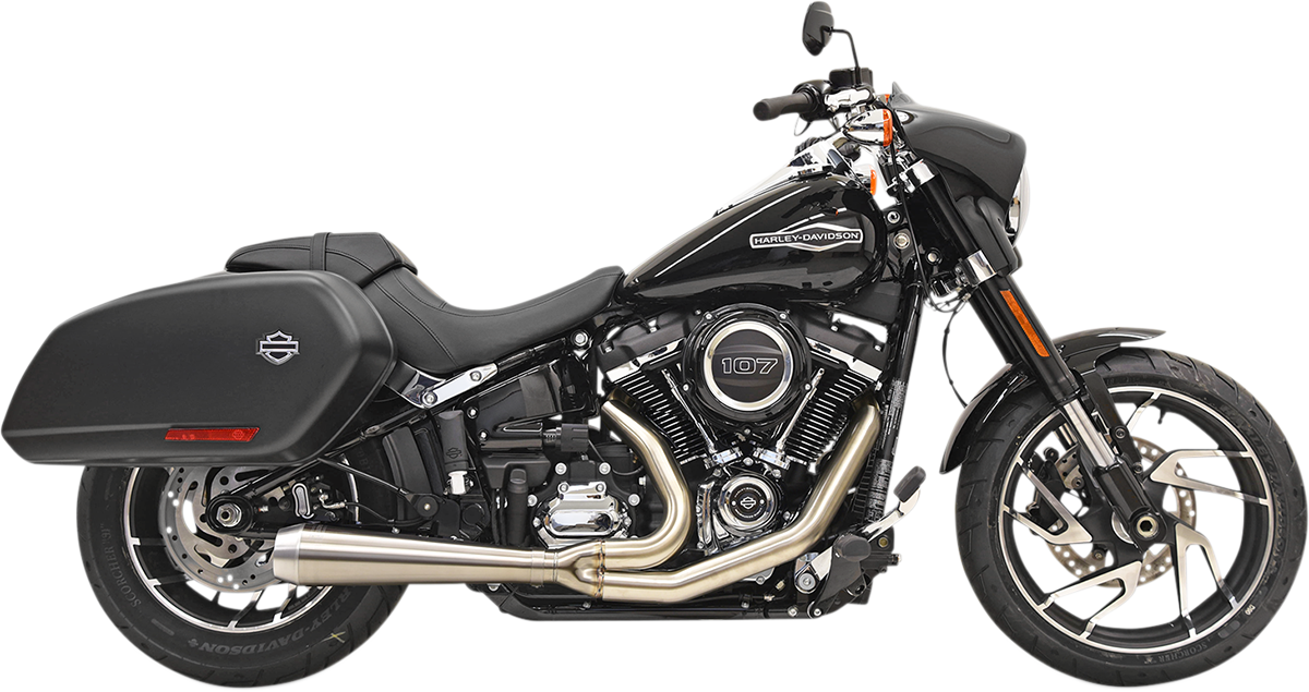 BASSANI XHAUST ROAD RAGE III 2-INTO-1 EXHAUST SYSTEMS FOR HARLEY-DAVIDSON 2018 - 2020 Stainless Steel Road Rage III 2-Into-1 Exhaust System