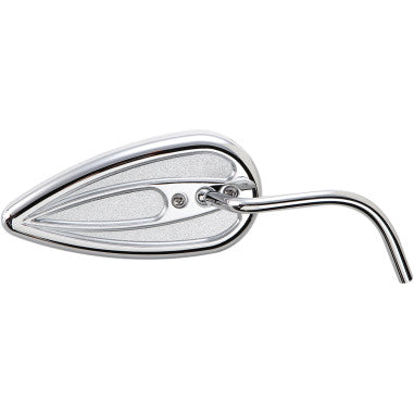TEARDROP MIRRORS WITH STEEL STEMS FOR HARLEY-DAVIDSON