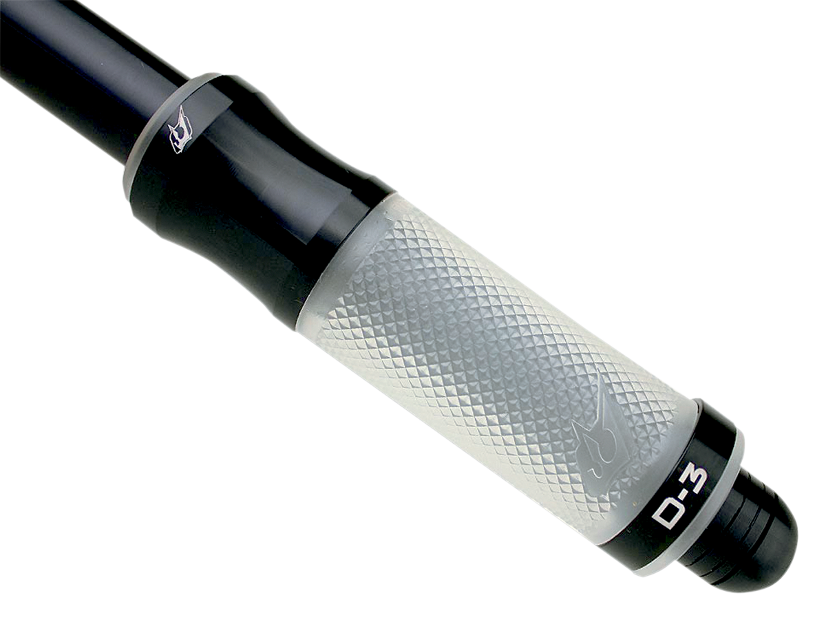 DRIVEN RACING D3 GRIPS GRIP D-3 BLACK/CLEAR