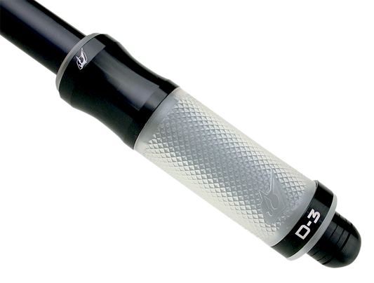 DRIVEN RACING D3 GRIPS GRIP D-3 BLACK/CLEAR