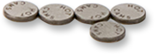 HOT CAMS VALVE SHIM KITS AND REFILL PACKAGES VALVE SHIM 5PK 7.48X1.20