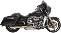 BASSANI XHAUST SHORT ROAD RAGE III STAINLESS 2-INTO-1 SYSTEMS FOR HARLEY-DAVIDSON 2017 - 2019 Brushed Road Rage III 2-Into-1 Exhaust System