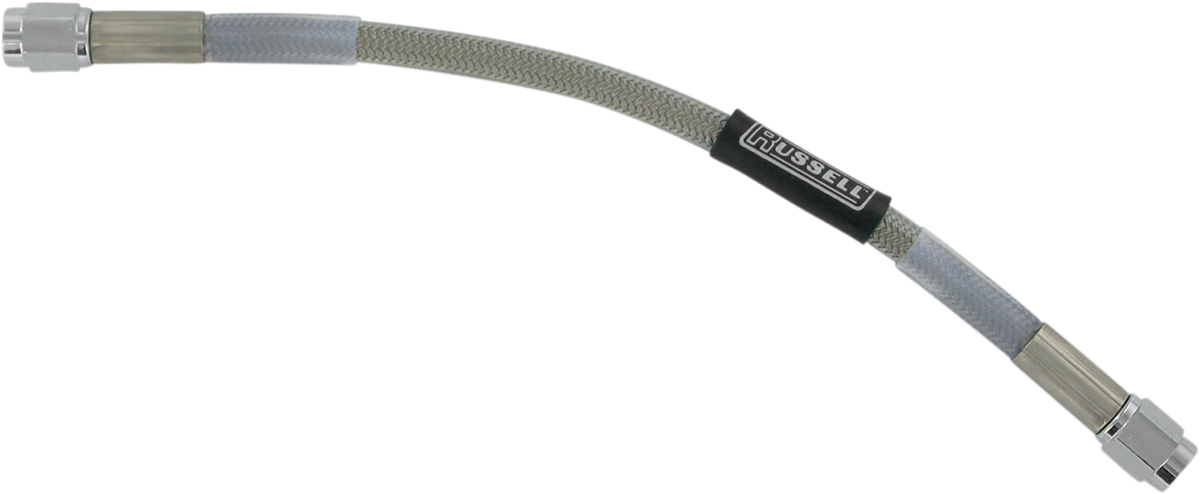 RUSSELL UNIVERSAL BRAIDED STAINLESS STEEL BRAKE LINES SS DOT BRAKE LINE 12"W/CL