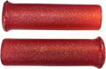 EMGO STAR FIRE FLAKE GRIPS GRIP RETRO METAL 1" RED
