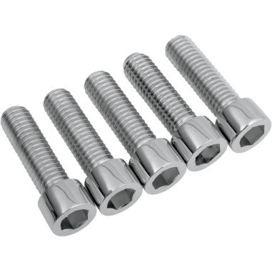 CHROME POLISHED SOCKET HEAD PULLEY BOLTS FOR HARLEY-DAVIDSON